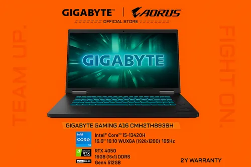 Gigabyte A16 4050 Home Page