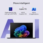 Asus Vivobook 16 R1607QA (Snapdragon X X1 26 100, 16GB RAM, 512GB SSD, 16” WUXGA) Copilot+ Laptop - Image 11