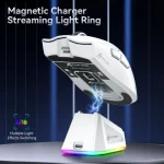 Attack Shark X11 63g PAW3311 22000DPI Tri-Mode Wireless Gaming Mouse with RGB Charging Dock - Image 2