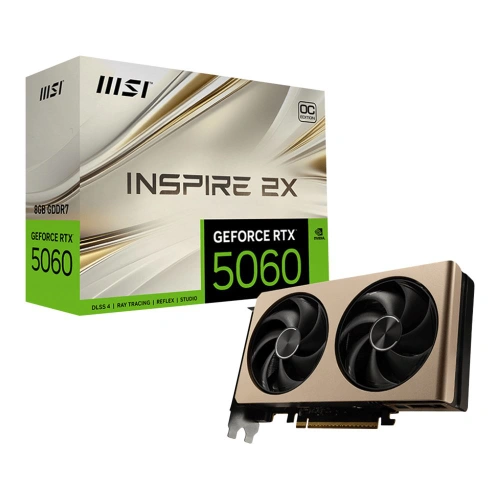 MSI GeForce RTX 5060 Inspire OC 8GB GDDR7 Graphics Card