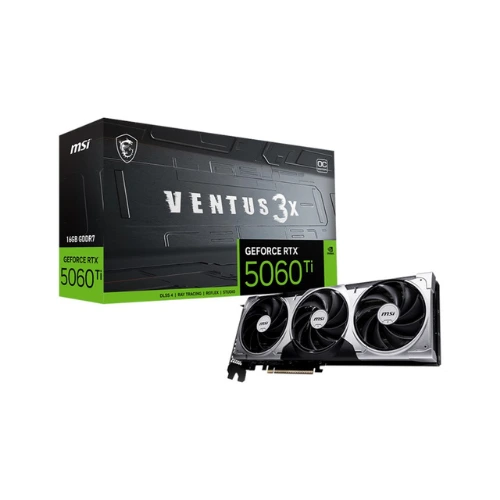 MSI GeForce RTX 5060 Ti Ventus 3X OC 16GB GDDR7 Graphics Card