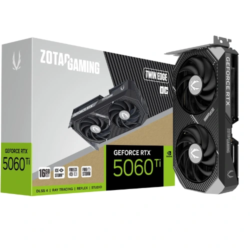 Zotac Gaming GeForce RTX 5060 Ti Twin Edge OC 16GB GDDR7 Graphics Card Zotac Gaming GeForce RTX 5060 Ti Twin Edge OC 16GB GDDR7 Graphics Card - Image 1
