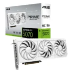 Asus PRIME OC WHITE GeForce RTX 5070 12GB GDDR7 Graphics Card
