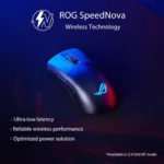 Asus ROG Keris Wireless Aimpoint (P709) Gaming Mouse (75g, Tri-Mode Connectivity, 42K DPI, 119Hr Battery) - White - Image 7
