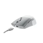 Asus ROG Keris Wireless Aimpoint (P709) Gaming Mouse (75g, Tri-Mode Connectivity, 42K DPI, 119Hr Battery) - White - Image 4