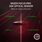 Razer DeathAdder V3 Pro Wireless Gaming Mouse (64g Lightweight, 30K DPI, 8 Programmable Buttons, 90 Hr Battery) - White - Image 12