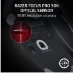 Razer DeathAdder V3 Wired Gaming Mouse (Ultralight 59g, 8,000Hz Polling Rate, 6 Buttons, 30,000DPI) - Black - Image 3