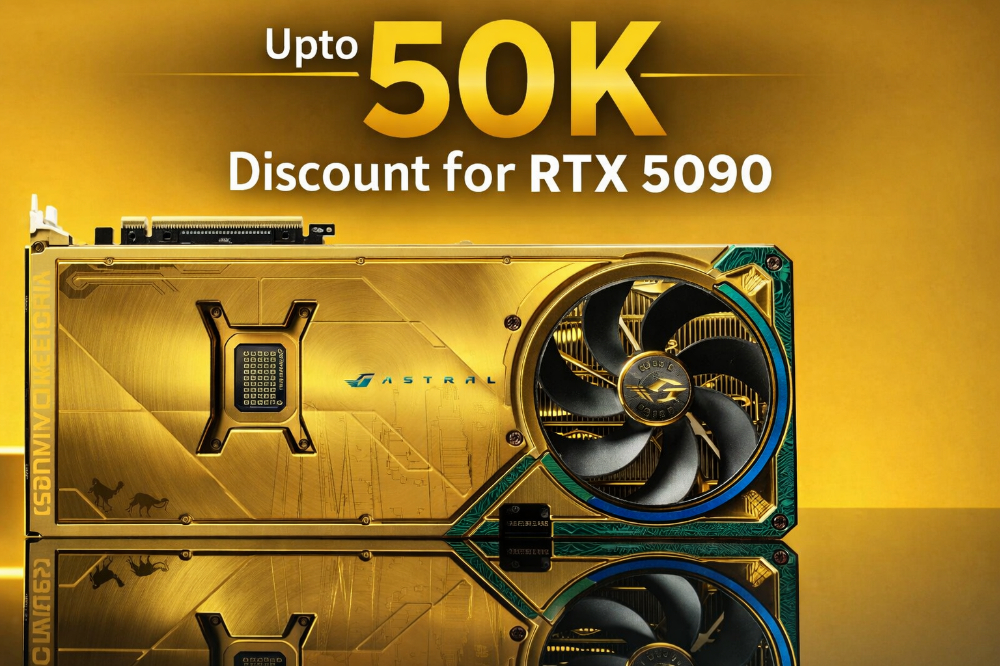 Upto 50K Discount for RTX 5090