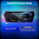 PNY Stealth Mode Dual Fan OC GeForce RTX 5060 Ti 16GB GDDR7 Graphics Card - Image 2